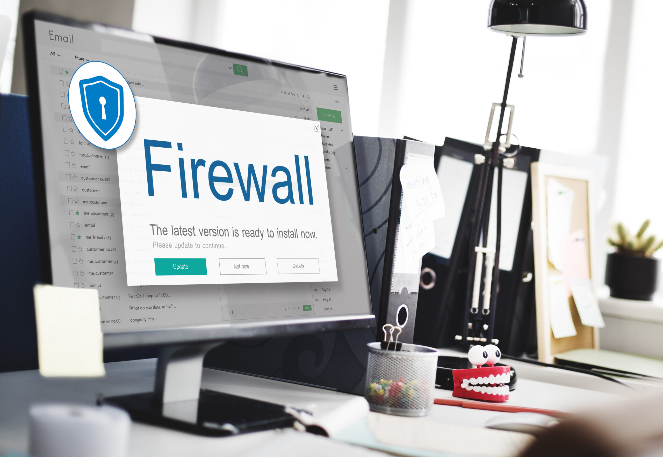 Como o firewall pode aumentar a proteção contra ciberataques